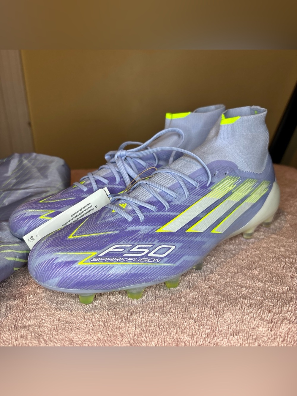 Adidas F50 Sparkfusion Elite FG/AG Women’s Size 8.5 Soccer Shoes JH7648